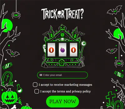 Haunted House, a Halloween slot machine template