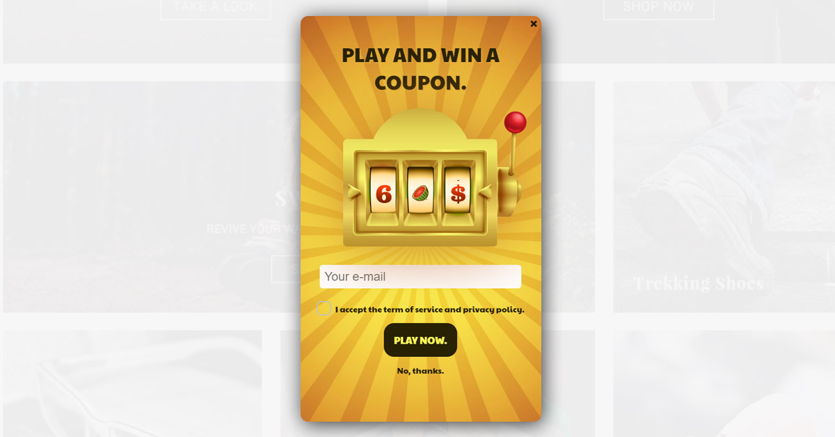 Boost opt-in rates and ignite sales with engaging pop-ups