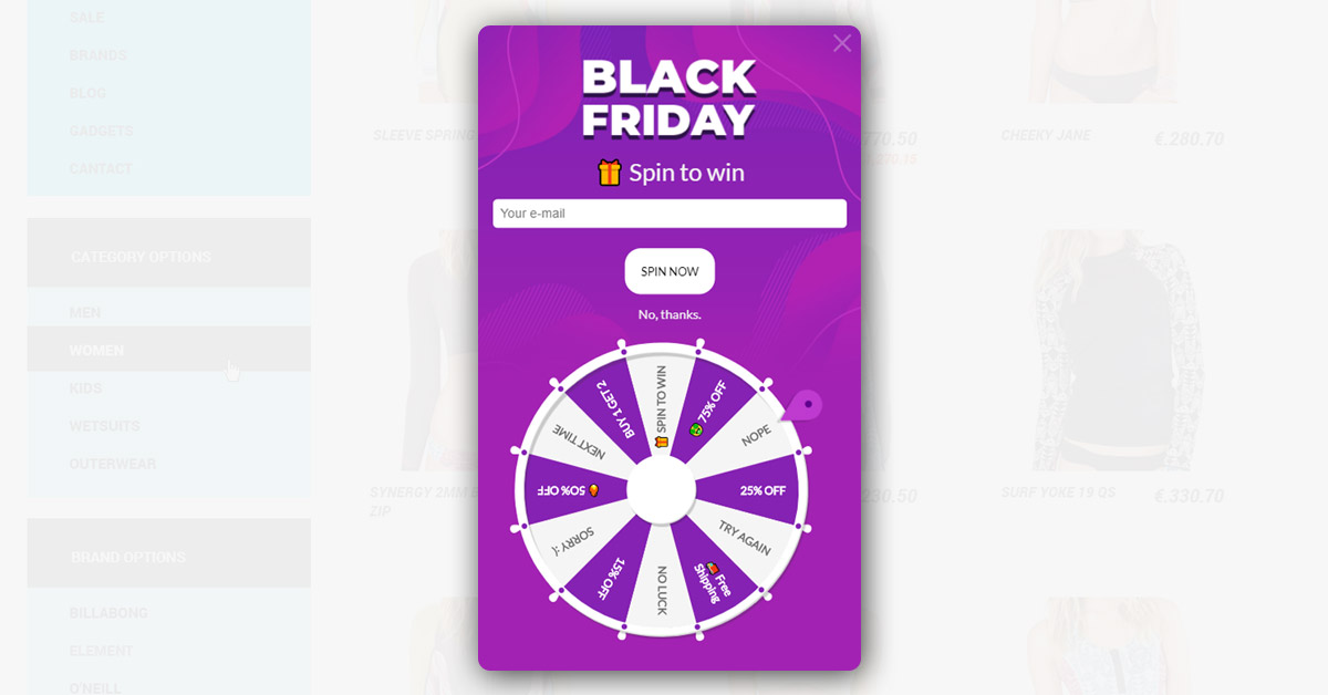 Boost opt-in rates and ignite sales with engaging pop-ups